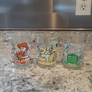 Welch's Jelly Jar Cups The Tom and Jerry Movie Set of 3